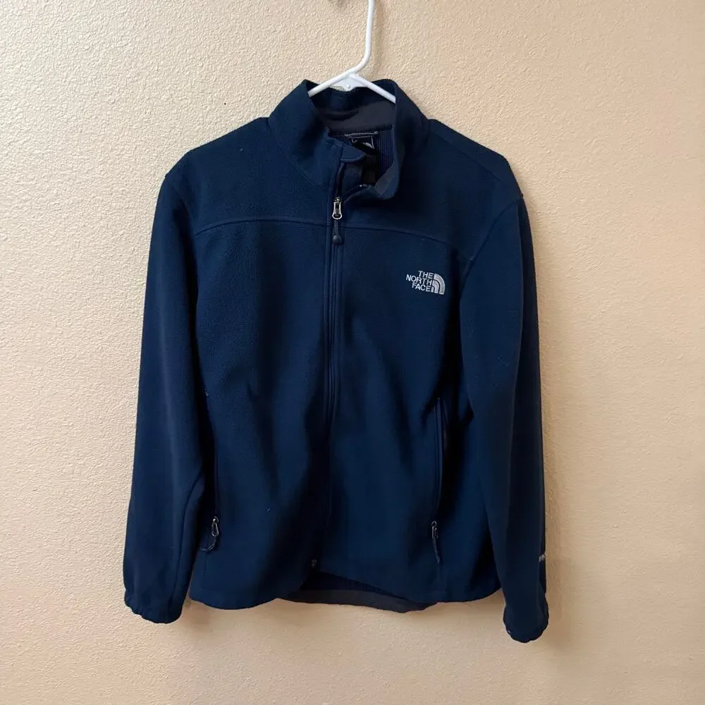 The North Face Windwall full zip fleece Men's M Navy GORPcore outdoor Hiking